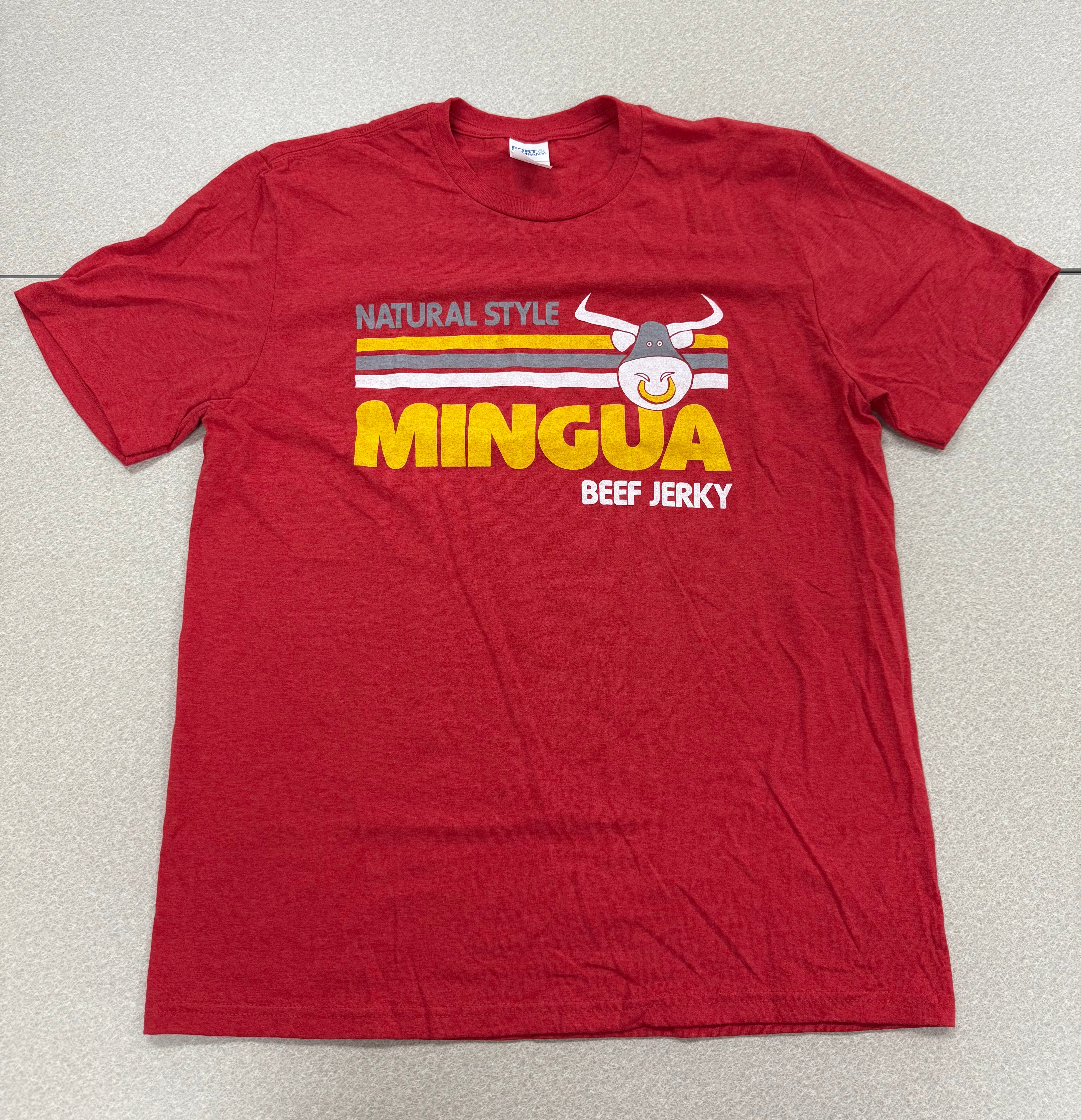 Red Retro Tee – Mingua Beef Jerky